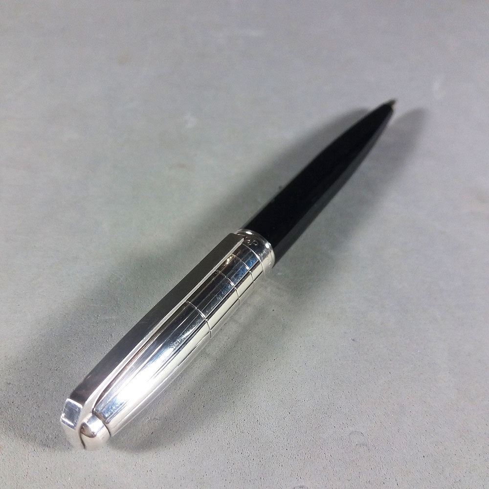 S.T. Dupont Fidelio Silver/Black Ball Point Pen in Case w/COA & Papers ...