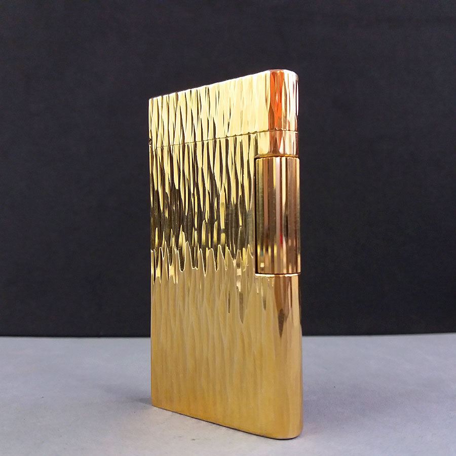 Caran d’Ache Madison 20μ Gold Plated Water Ripple Lighter L1151 Swiss ...