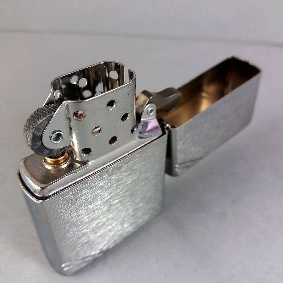 Zippo A Weeks Trial Then All The While LTD Edition Flat Top Unlit