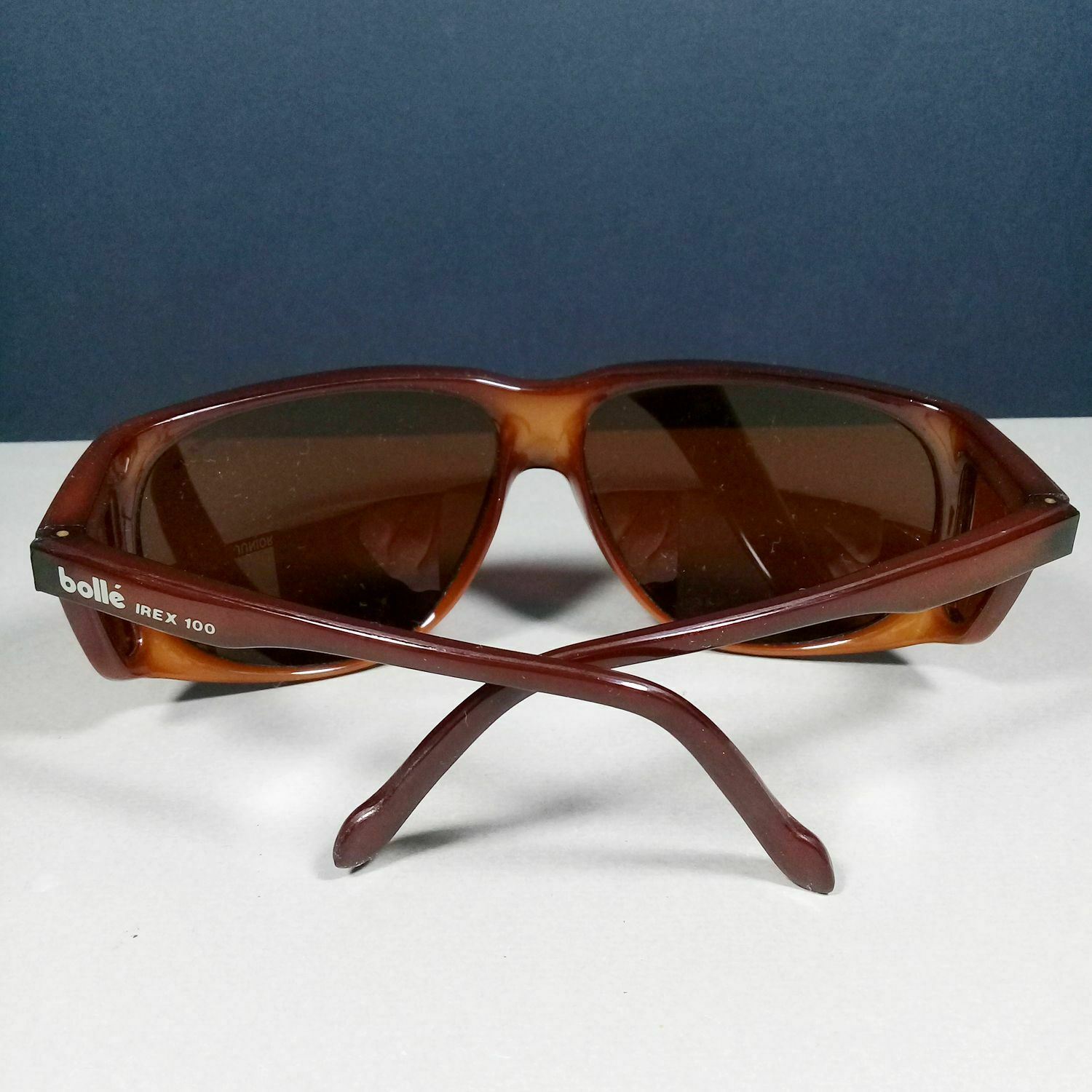 Bollé Irex 100 426 Brown Vintage Sunglasses W Side Shields Blockers Theo S