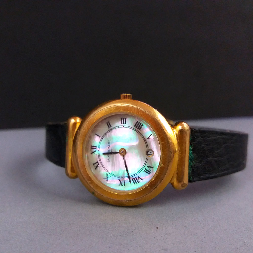 St Honore Paris 18k Gold Plated Quartz Women's Watch