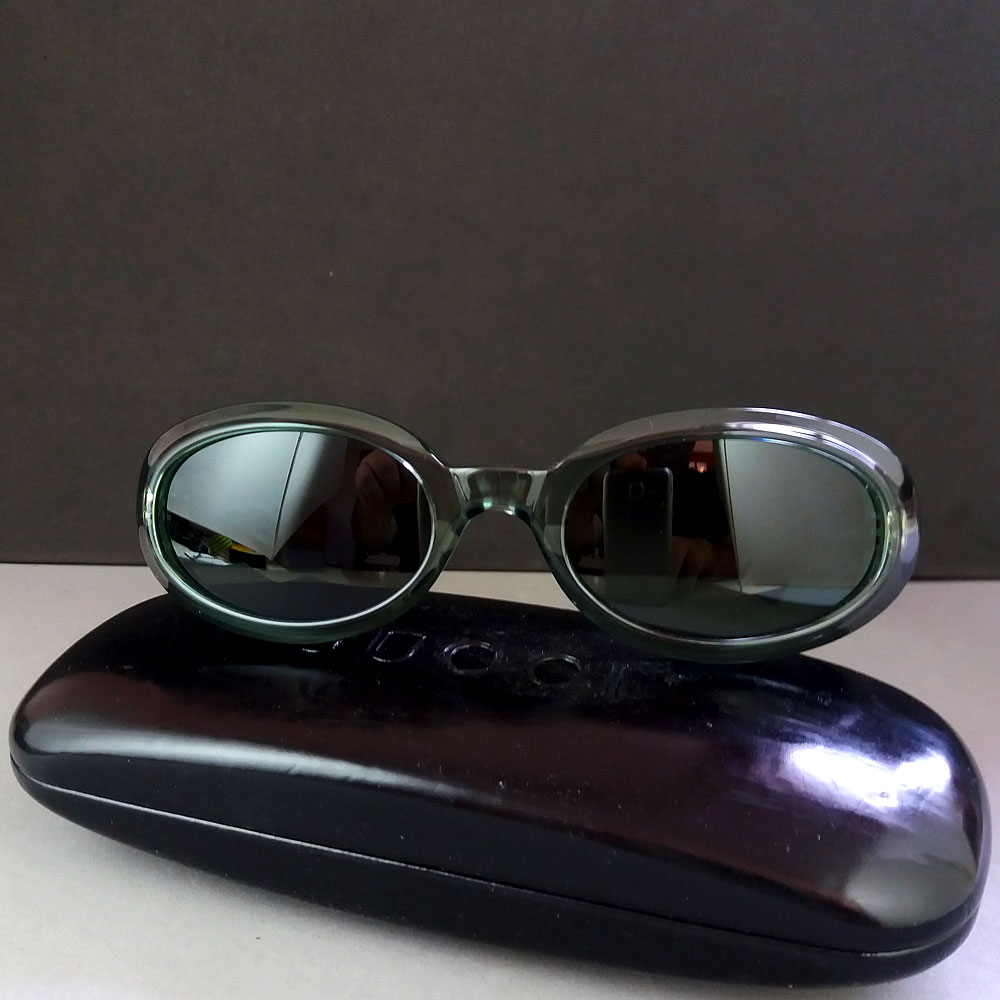 Gucci Black/Brown GG 2419 Vintage Oval Sunglasses Gucci