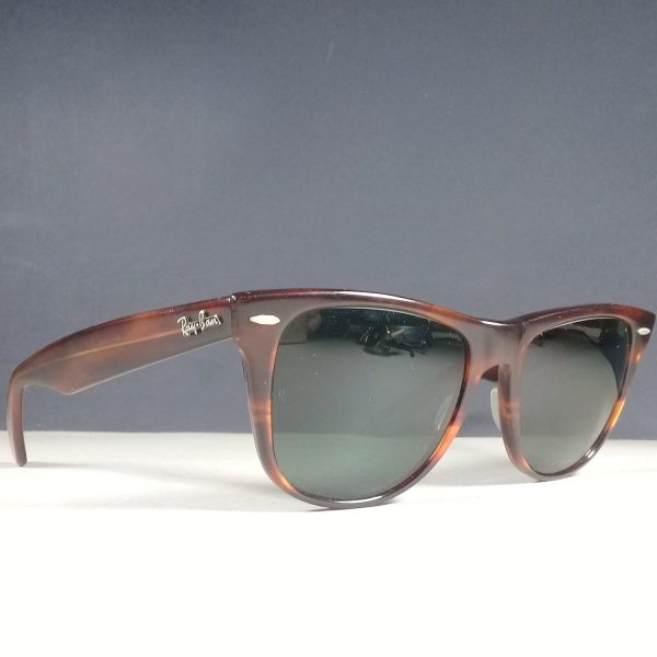 Ray Ban Bausch & Lomb Wayfarer II Vintage Brown B&L Sunglasses US Made