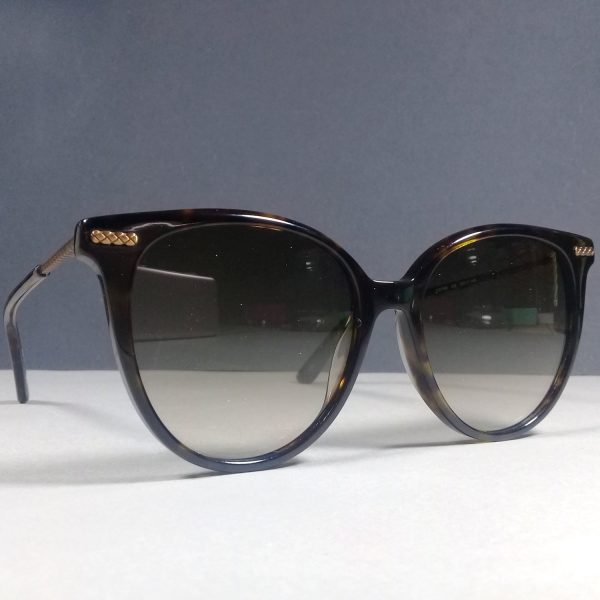 Bottega Veneta BV0103S Brown/Gold Gradient Designer Sunglasses