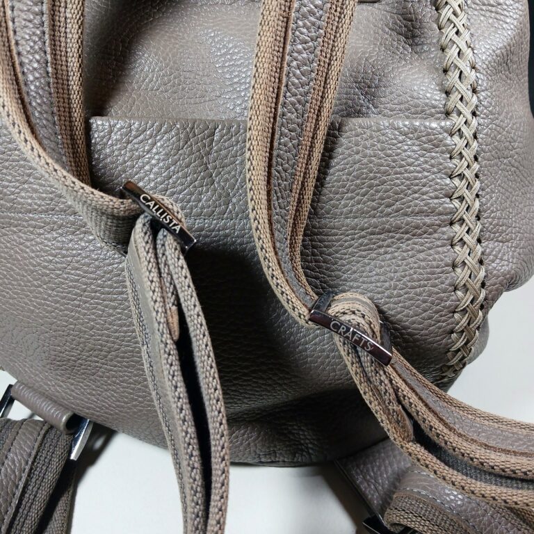 Callista Crafts Calfskin Leather Backpack