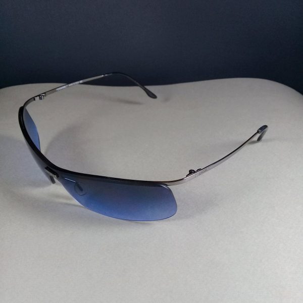Chanel 4043 CC Logo Blue Tint c.108/79 Women Rimless Designer Sunglasses
