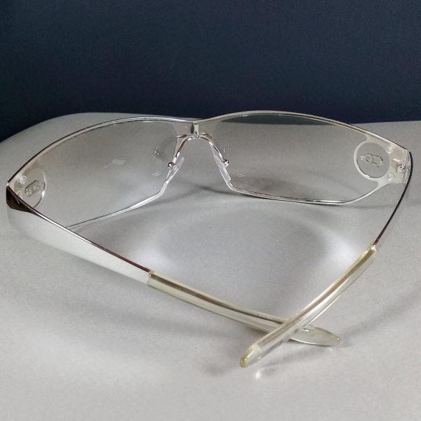 Christian Dior DIORSTART YB7HR 110 Silver Shield Vintage Sunglasses