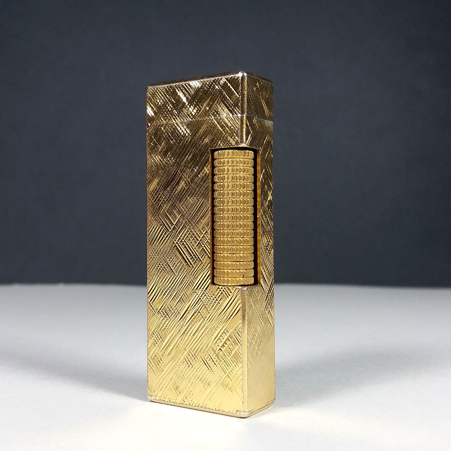 Dunhill Gold Florentine Rollagas Lighter US.RE 24163 Working SWISS Made ...