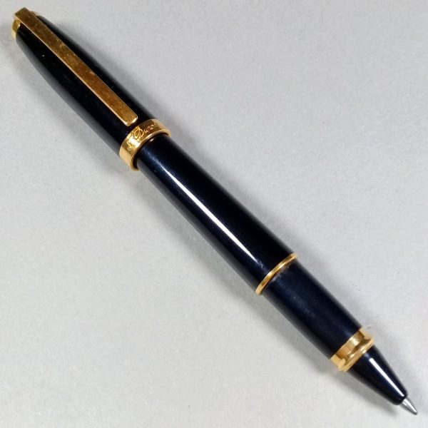 S.T. Dupont Fidelio Vintage Black Laque de Chine/Gold Plated Roller Ballpoint Pen