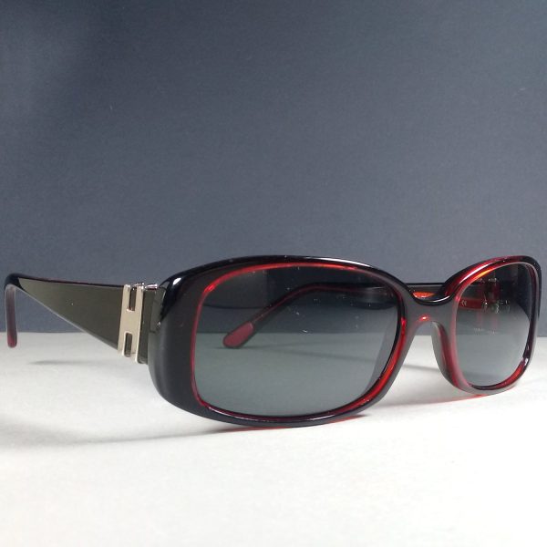 Hugo Boss HG 15873 Red/Black Silver H Logo Designer’s Sunglasses Italy
