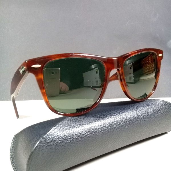 Ray Ban Bausch & Lomb Vintage WAYFARER II B&L Tortoise Brown Sunglasses in Case