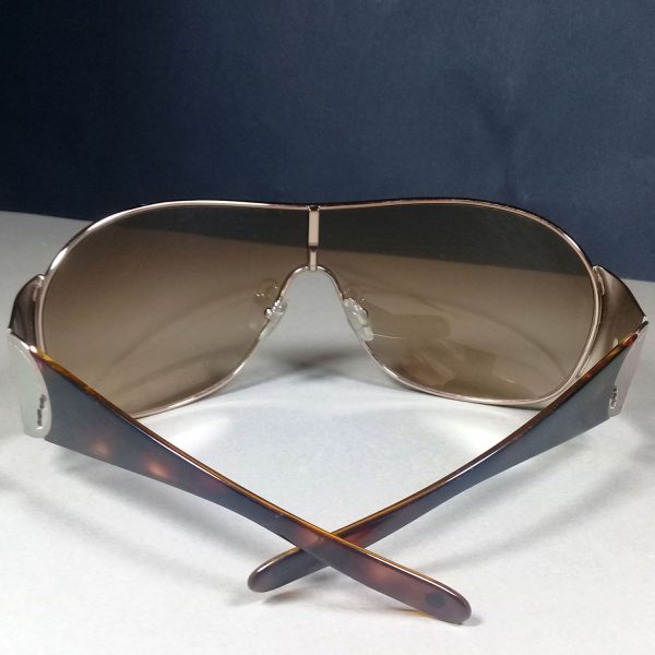 Versace MOD.2080 115 Brown Medusa Head Logos Shield Wrap Sunglasses in Case